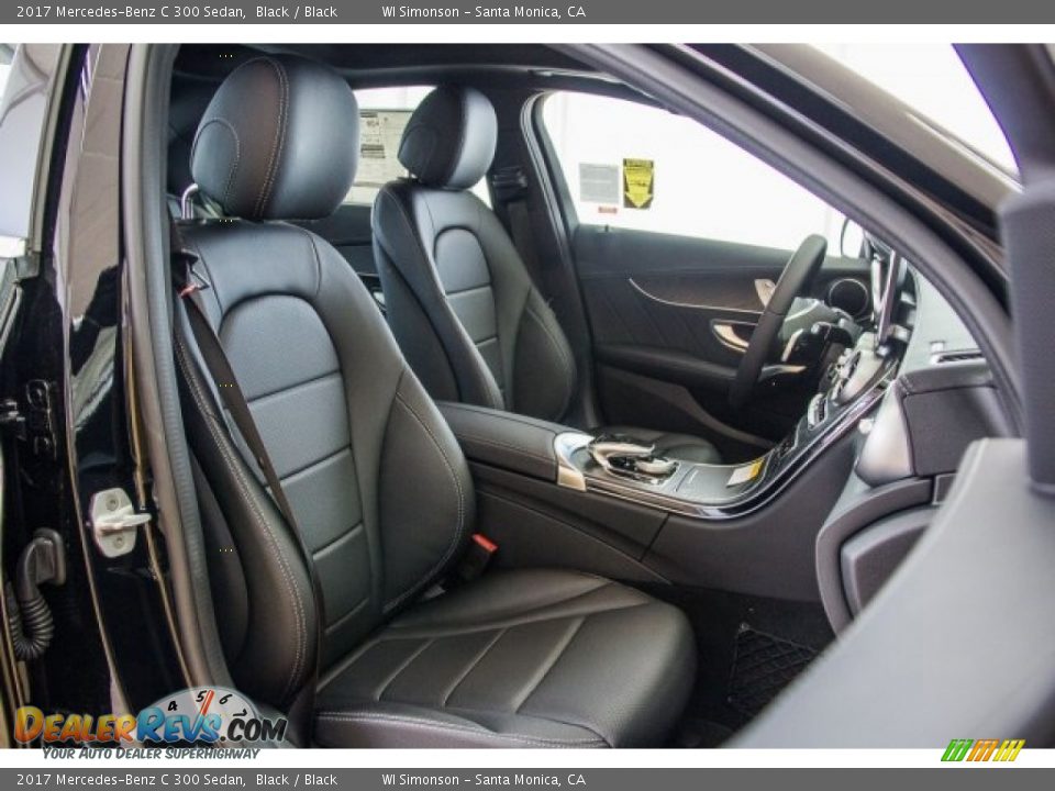 2017 Mercedes-Benz C 300 Sedan Black / Black Photo #2