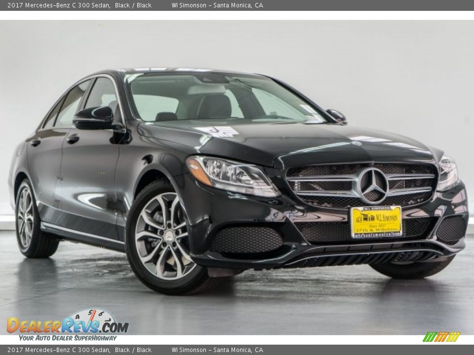 2017 Mercedes-Benz C 300 Sedan Black / Black Photo #12