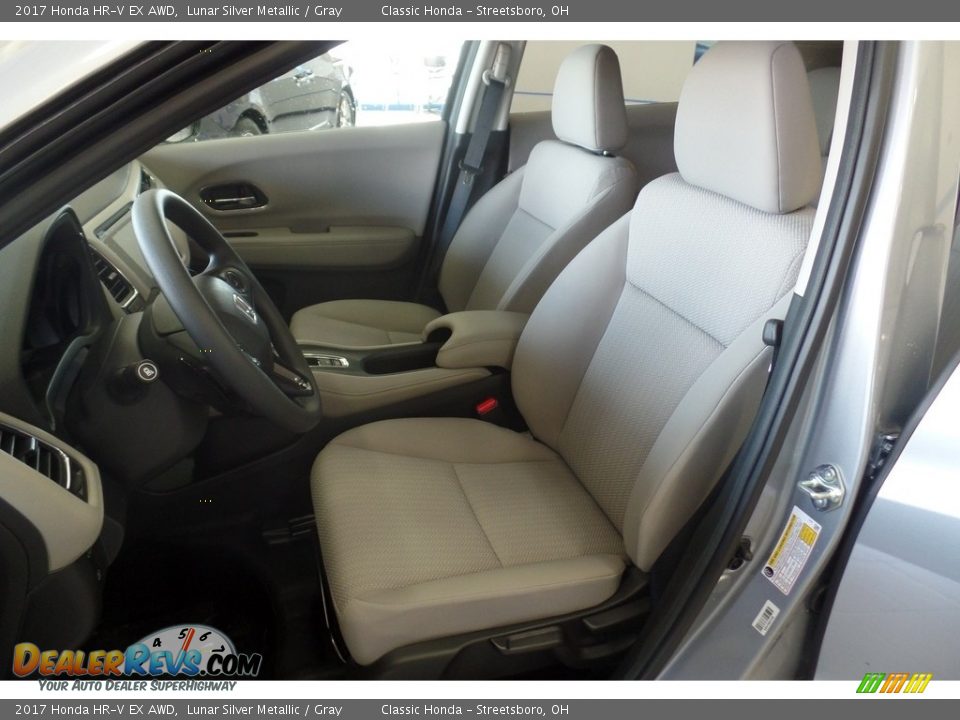 2017 Honda HR-V EX AWD Lunar Silver Metallic / Gray Photo #8