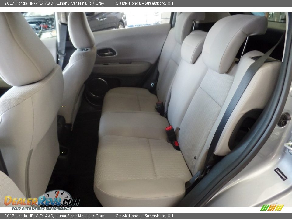 2017 Honda HR-V EX AWD Lunar Silver Metallic / Gray Photo #9