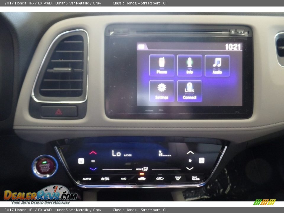 2017 Honda HR-V EX AWD Lunar Silver Metallic / Gray Photo #11