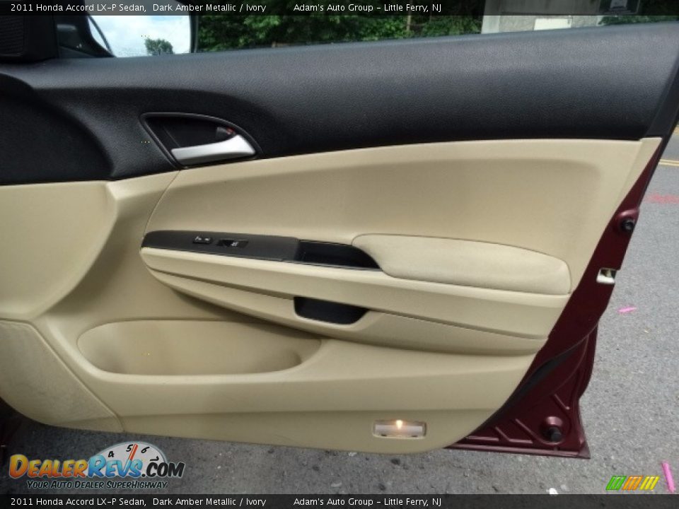2011 Honda Accord LX-P Sedan Dark Amber Metallic / Ivory Photo #14