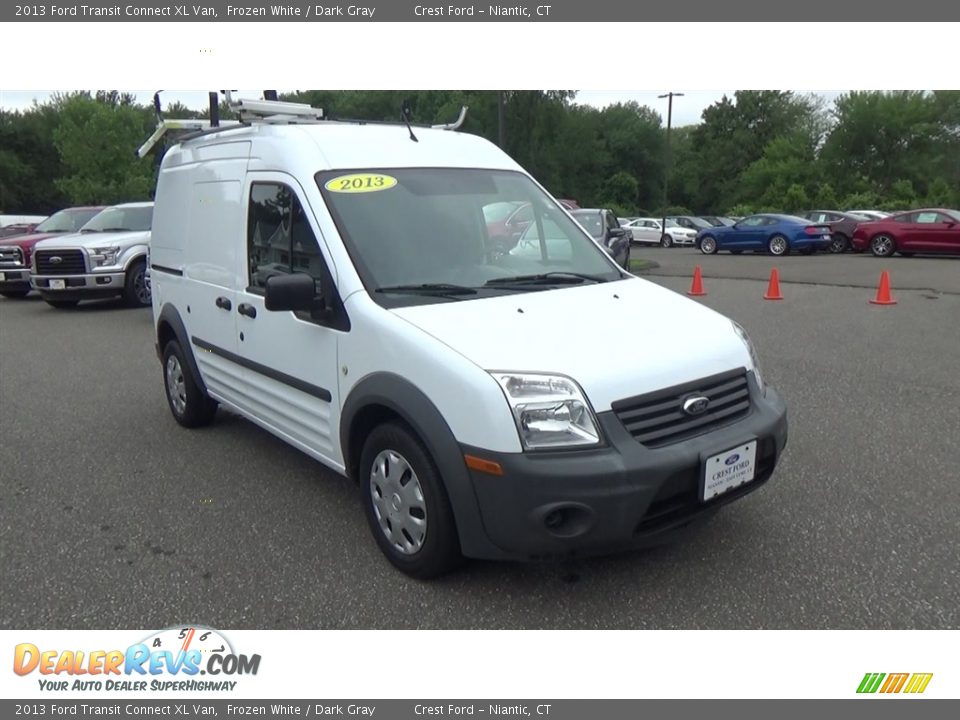 2013 Ford Transit Connect XL Van Frozen White / Dark Gray Photo #1