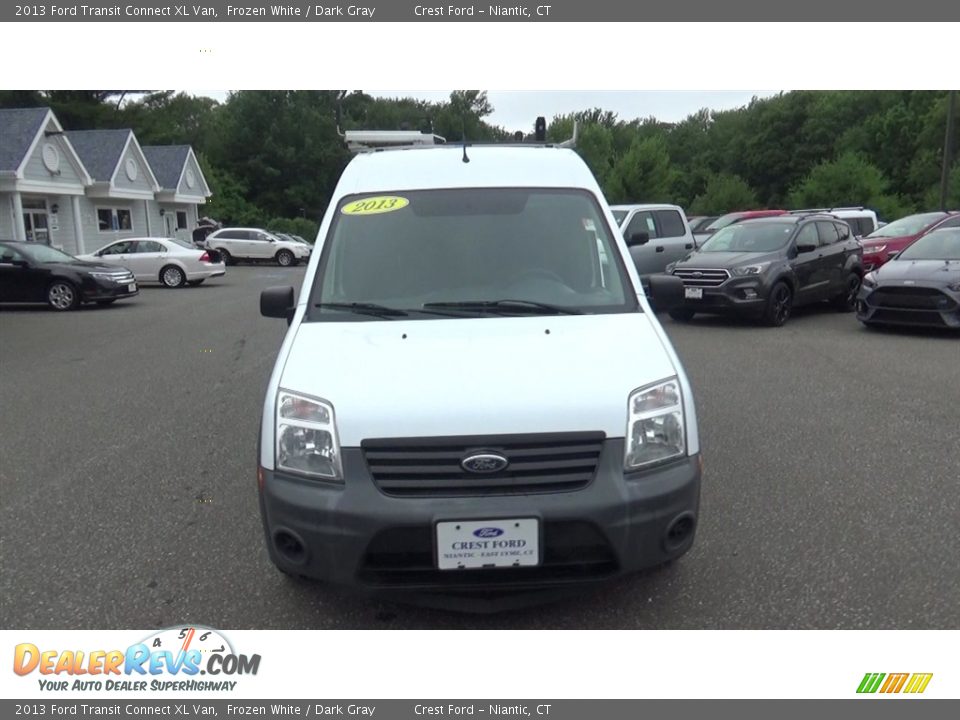 2013 Ford Transit Connect XL Van Frozen White / Dark Gray Photo #2