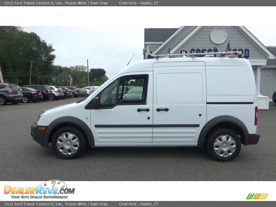 2013 Ford Transit Connect XL Van Frozen White / Dark Gray Photo #4