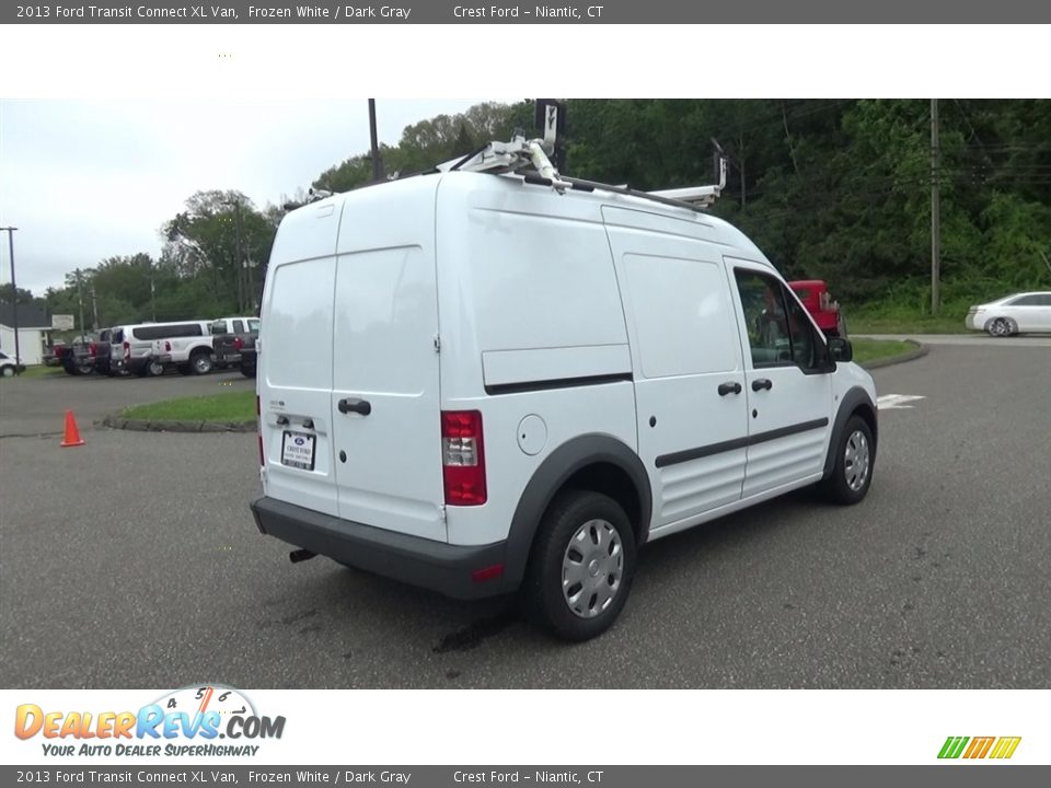 2013 Ford Transit Connect XL Van Frozen White / Dark Gray Photo #7