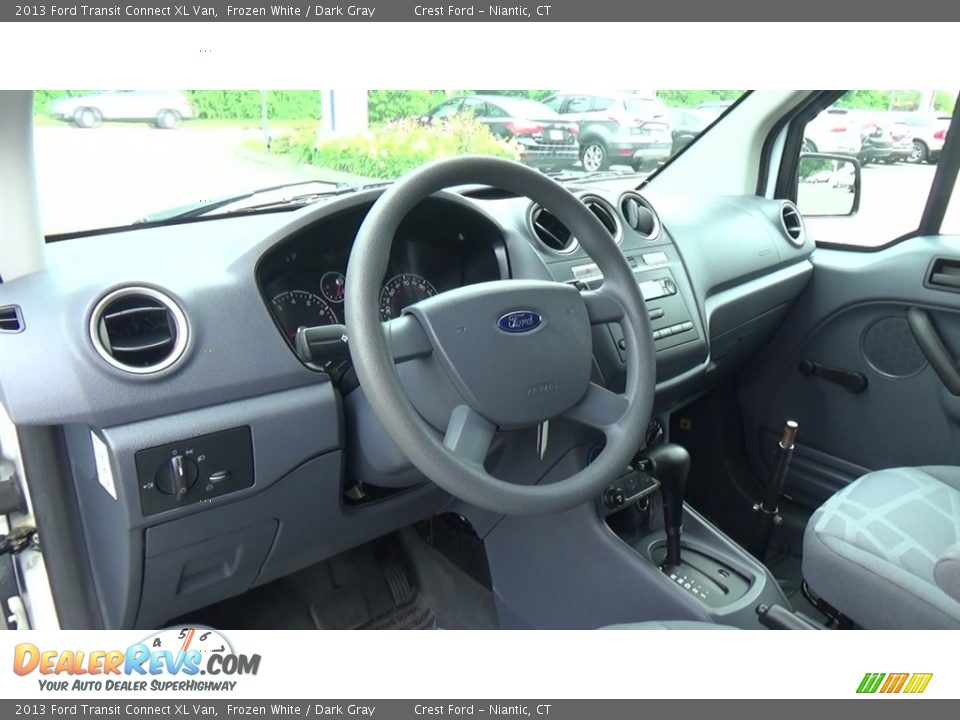 2013 Ford Transit Connect XL Van Frozen White / Dark Gray Photo #9