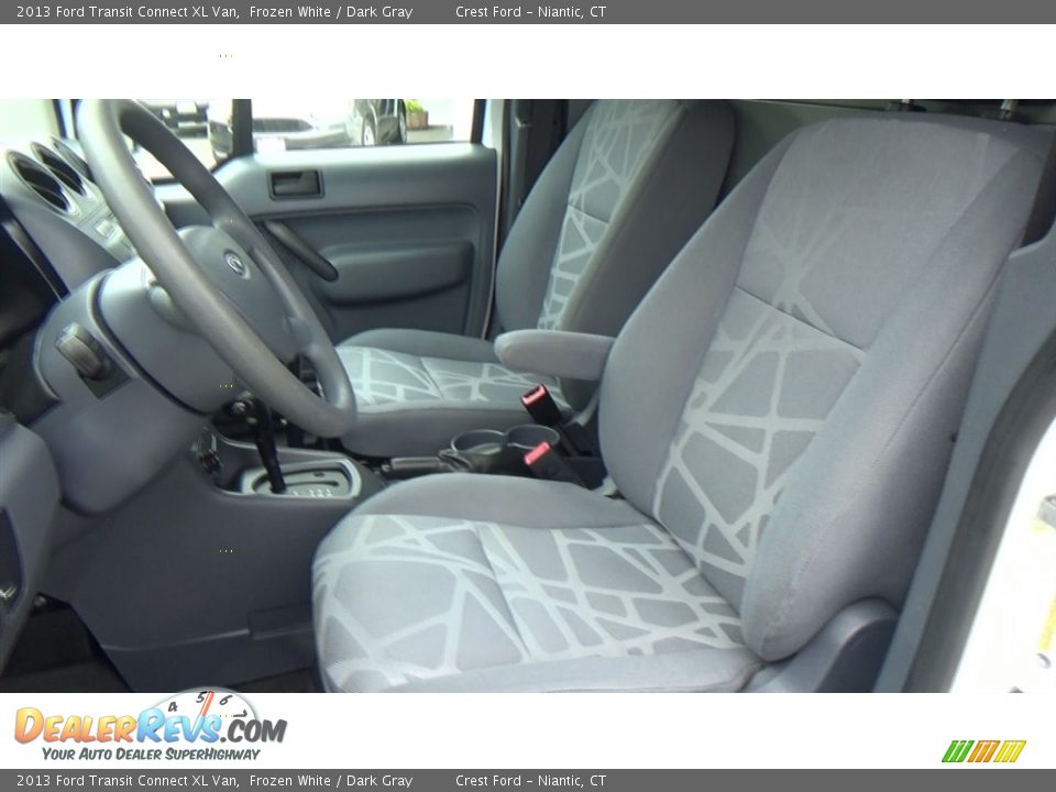 2013 Ford Transit Connect XL Van Frozen White / Dark Gray Photo #10