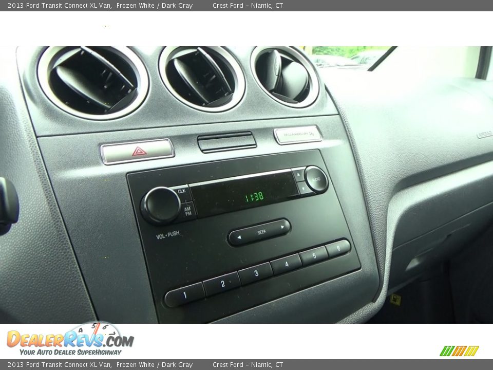 2013 Ford Transit Connect XL Van Frozen White / Dark Gray Photo #13