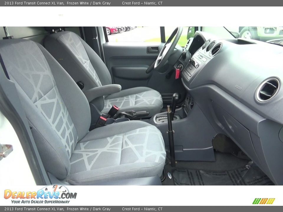 2013 Ford Transit Connect XL Van Frozen White / Dark Gray Photo #21