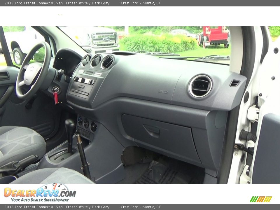 2013 Ford Transit Connect XL Van Frozen White / Dark Gray Photo #22