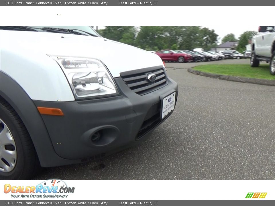 2013 Ford Transit Connect XL Van Frozen White / Dark Gray Photo #24