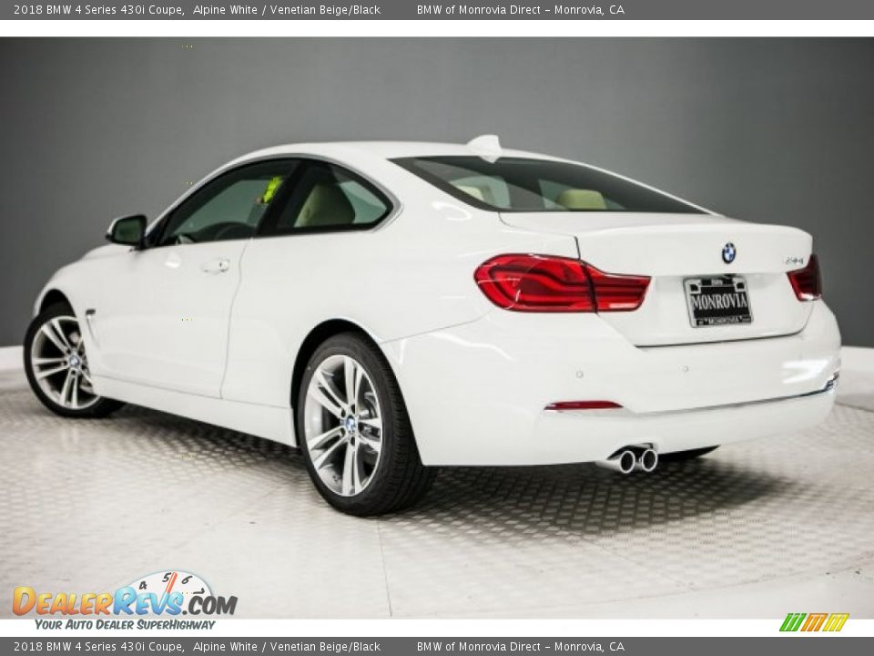 2018 BMW 4 Series 430i Coupe Alpine White / Venetian Beige/Black Photo #3
