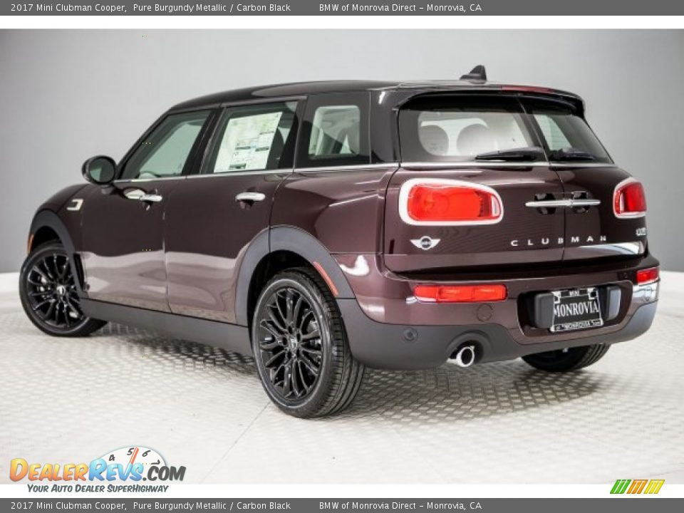 2017 Mini Clubman Cooper Pure Burgundy Metallic / Carbon Black Photo #3