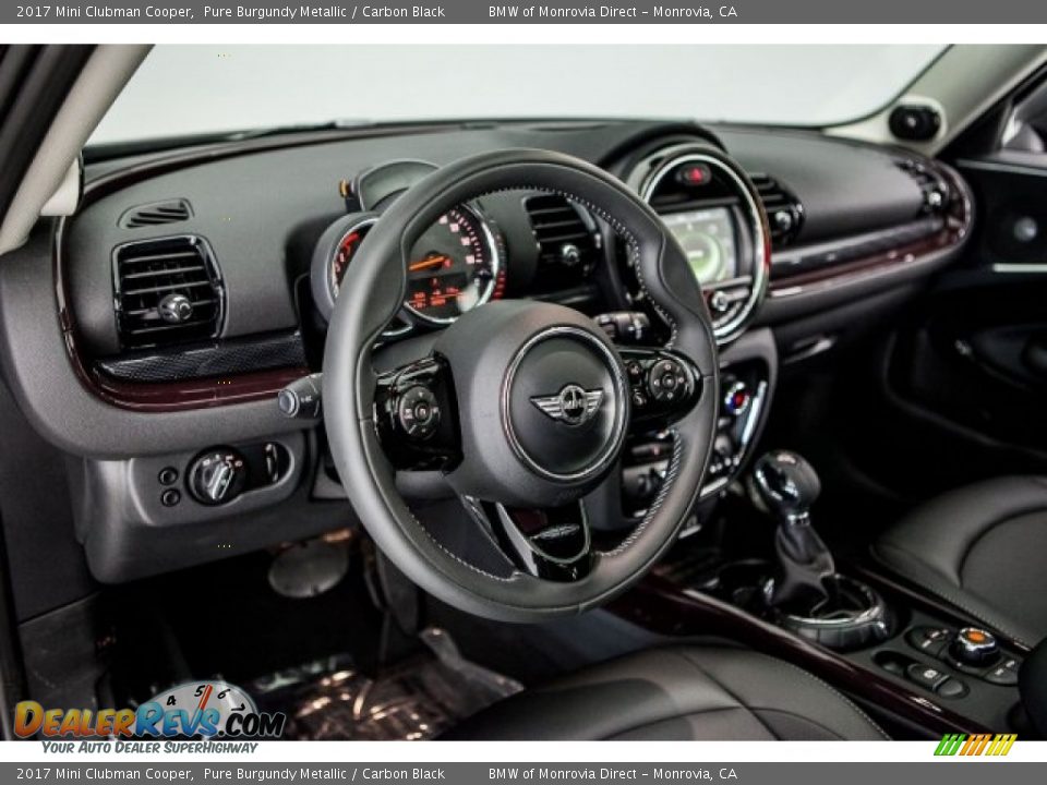 2017 Mini Clubman Cooper Pure Burgundy Metallic / Carbon Black Photo #5