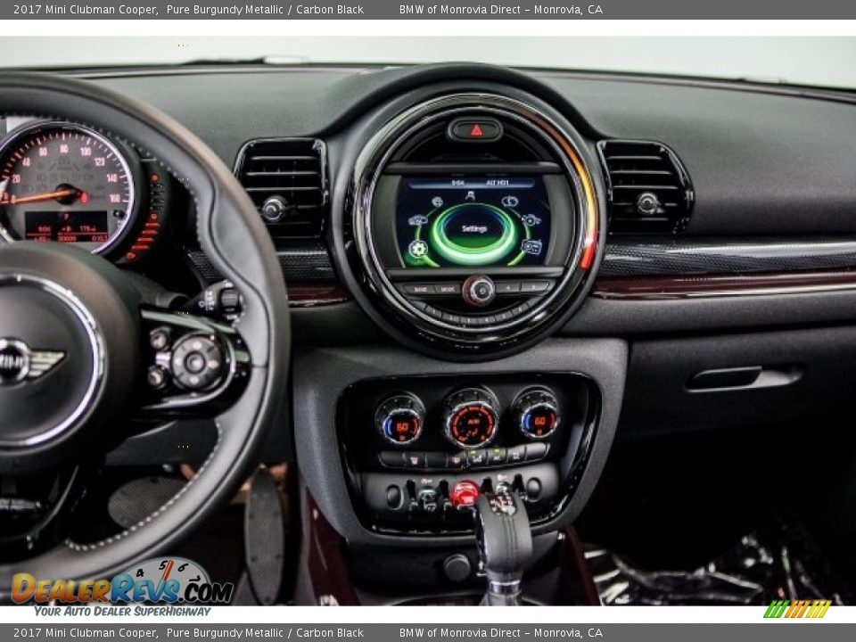2017 Mini Clubman Cooper Pure Burgundy Metallic / Carbon Black Photo #6