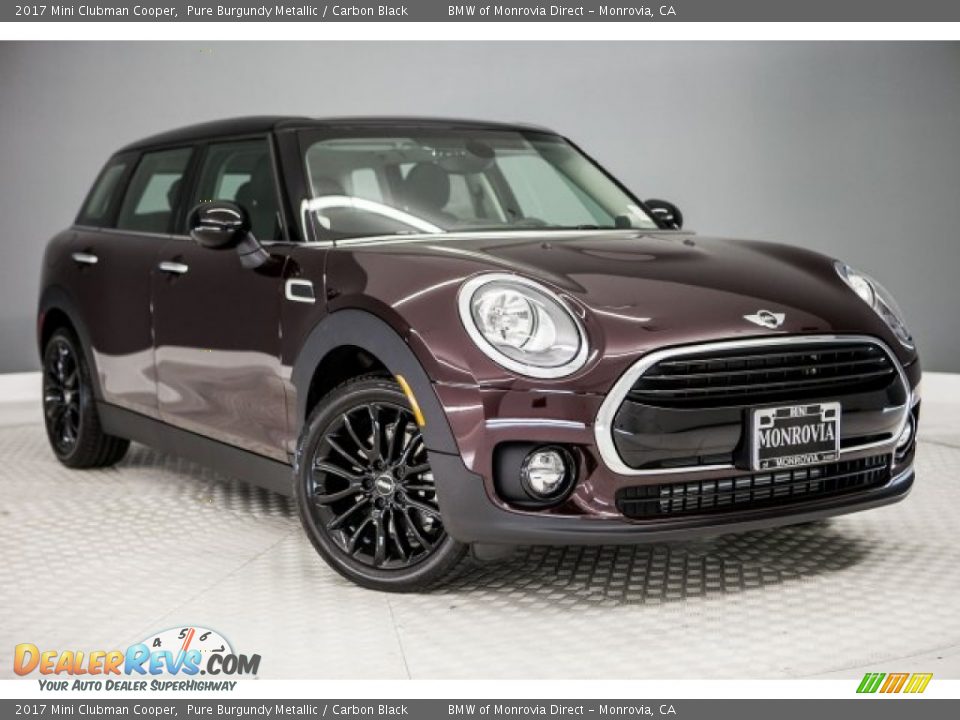 2017 Mini Clubman Cooper Pure Burgundy Metallic / Carbon Black Photo #12