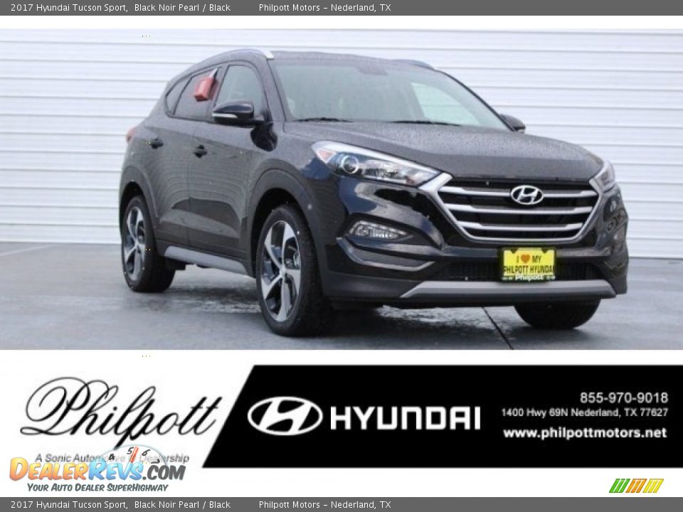 2017 Hyundai Tucson Sport Black Noir Pearl / Black Photo #1