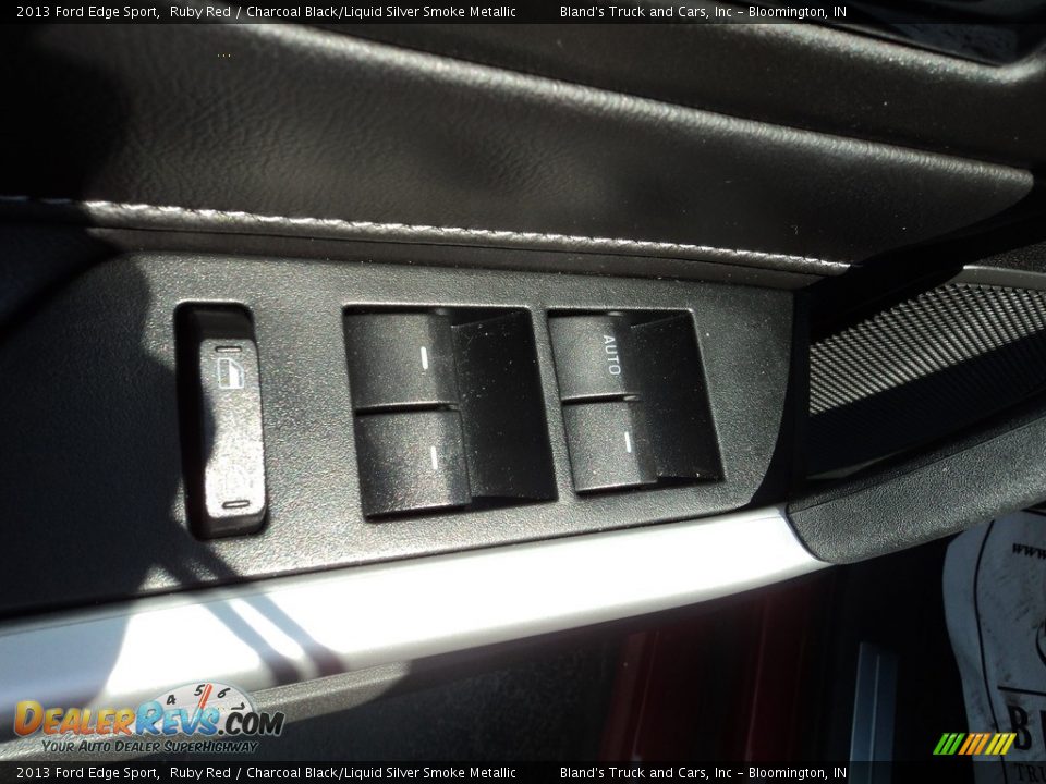 2013 Ford Edge Sport Ruby Red / Charcoal Black/Liquid Silver Smoke Metallic Photo #12