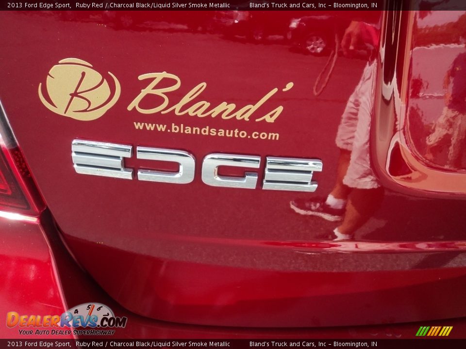2013 Ford Edge Sport Ruby Red / Charcoal Black/Liquid Silver Smoke Metallic Photo #31