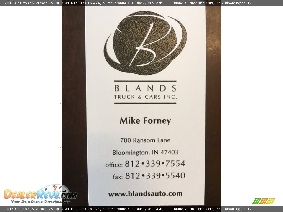 2015 Chevrolet Silverado 2500HD WT Regular Cab 4x4 Summit White / Jet Black/Dark Ash Photo #2