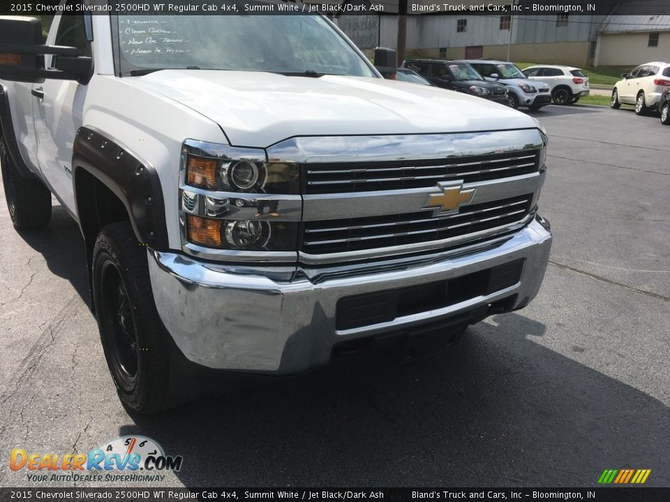 2015 Chevrolet Silverado 2500HD WT Regular Cab 4x4 Summit White / Jet Black/Dark Ash Photo #17
