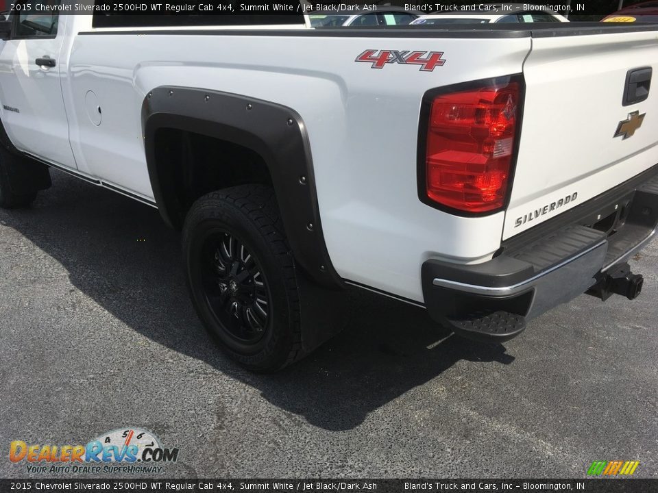 2015 Chevrolet Silverado 2500HD WT Regular Cab 4x4 Summit White / Jet Black/Dark Ash Photo #22