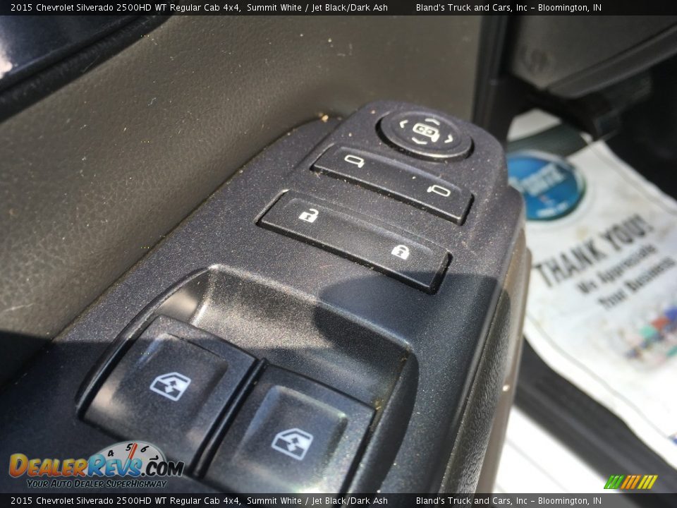 2015 Chevrolet Silverado 2500HD WT Regular Cab 4x4 Summit White / Jet Black/Dark Ash Photo #27