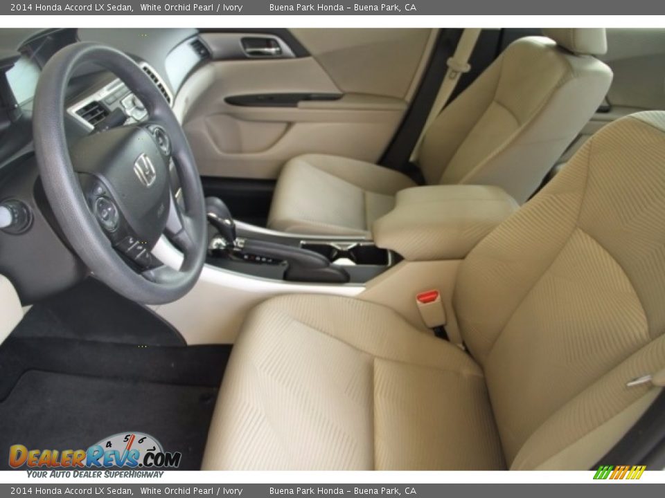 2014 Honda Accord LX Sedan White Orchid Pearl / Ivory Photo #3