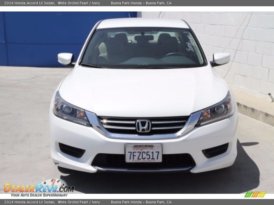 2014 Honda Accord LX Sedan White Orchid Pearl / Ivory Photo #7