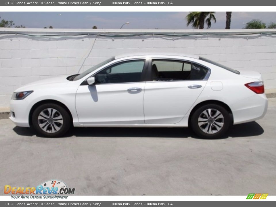 2014 Honda Accord LX Sedan White Orchid Pearl / Ivory Photo #8