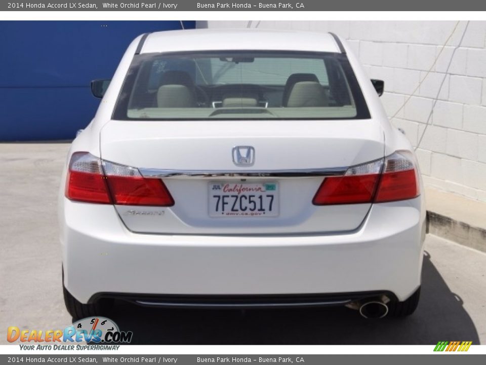 2014 Honda Accord LX Sedan White Orchid Pearl / Ivory Photo #9