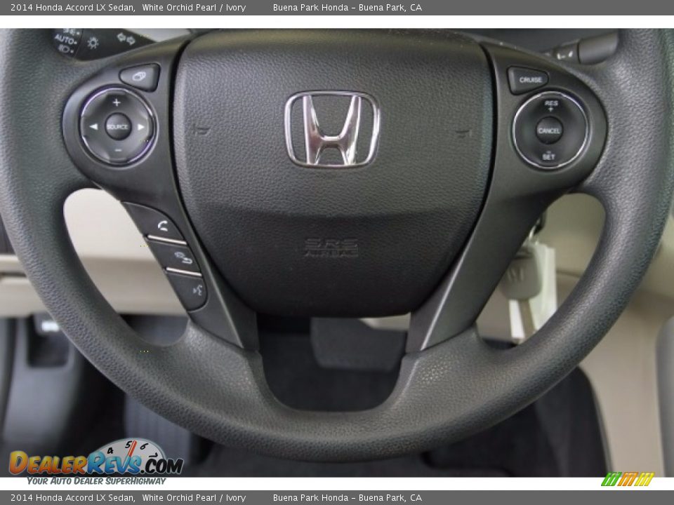 2014 Honda Accord LX Sedan White Orchid Pearl / Ivory Photo #11