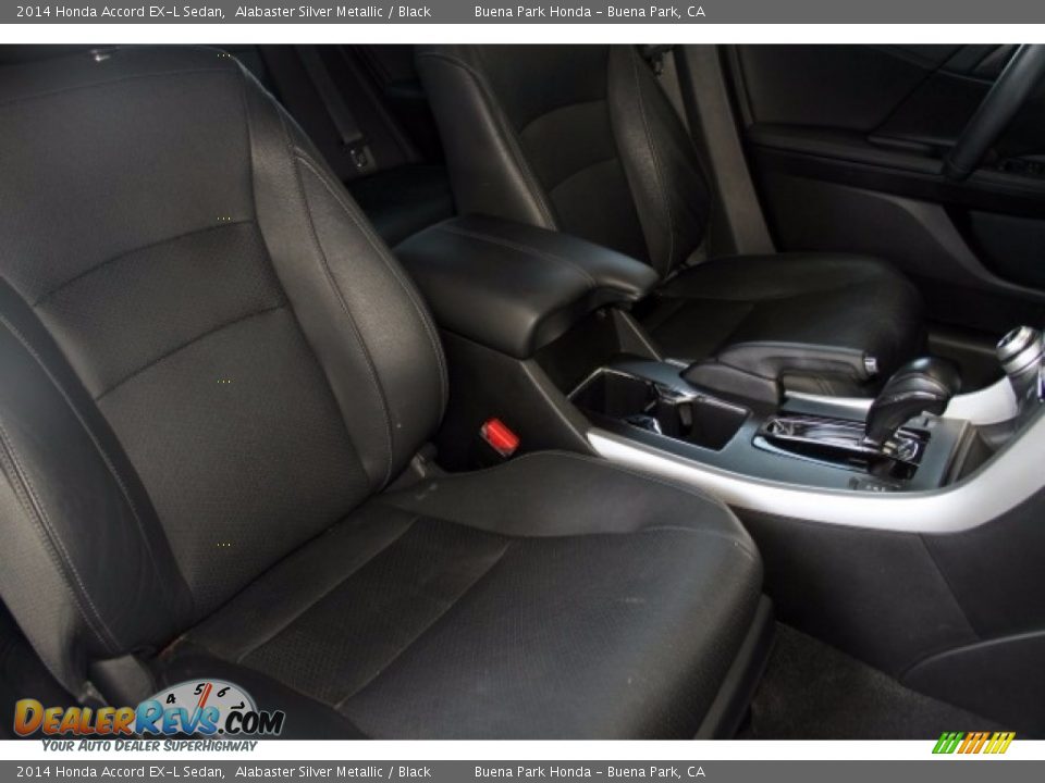 2014 Honda Accord EX-L Sedan Alabaster Silver Metallic / Black Photo #18
