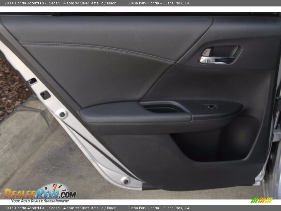 2014 Honda Accord EX-L Sedan Alabaster Silver Metallic / Black Photo #25