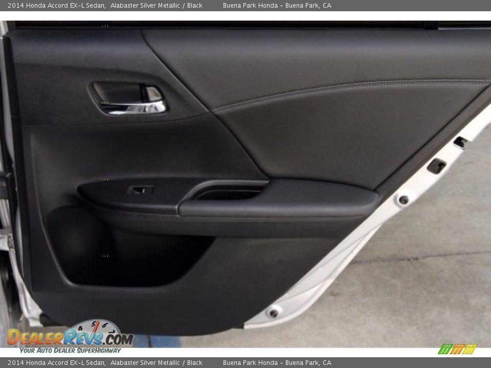 2014 Honda Accord EX-L Sedan Alabaster Silver Metallic / Black Photo #26