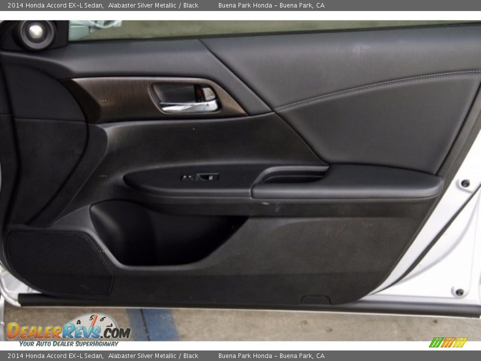 2014 Honda Accord EX-L Sedan Alabaster Silver Metallic / Black Photo #27