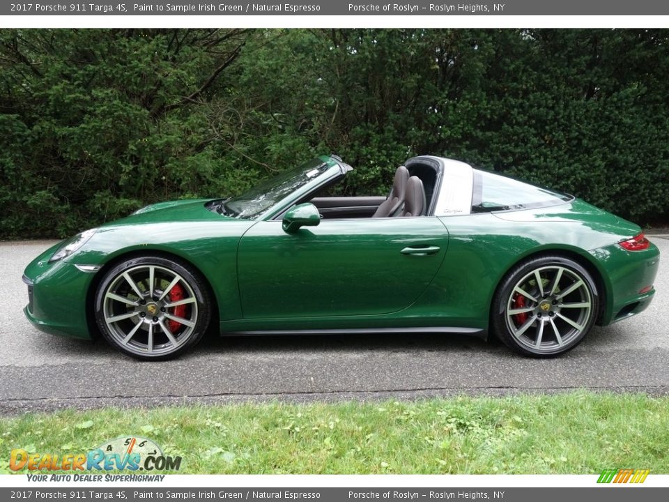 Paint to Sample Irish Green 2017 Porsche 911 Targa 4S Photo #3