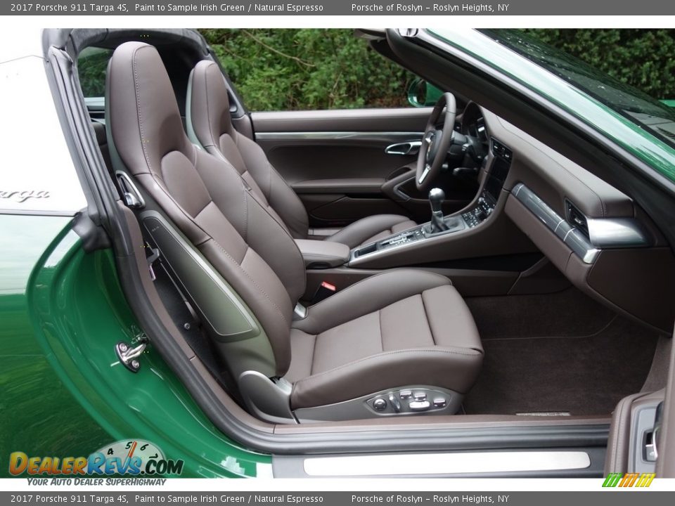 Front Seat of 2017 Porsche 911 Targa 4S Photo #15