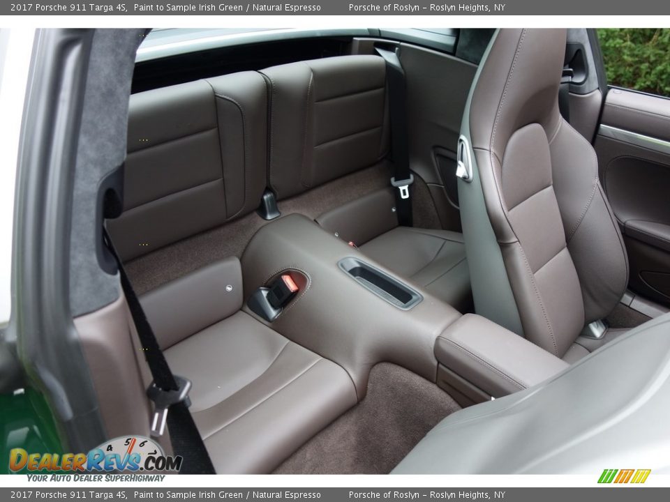Rear Seat of 2017 Porsche 911 Targa 4S Photo #20