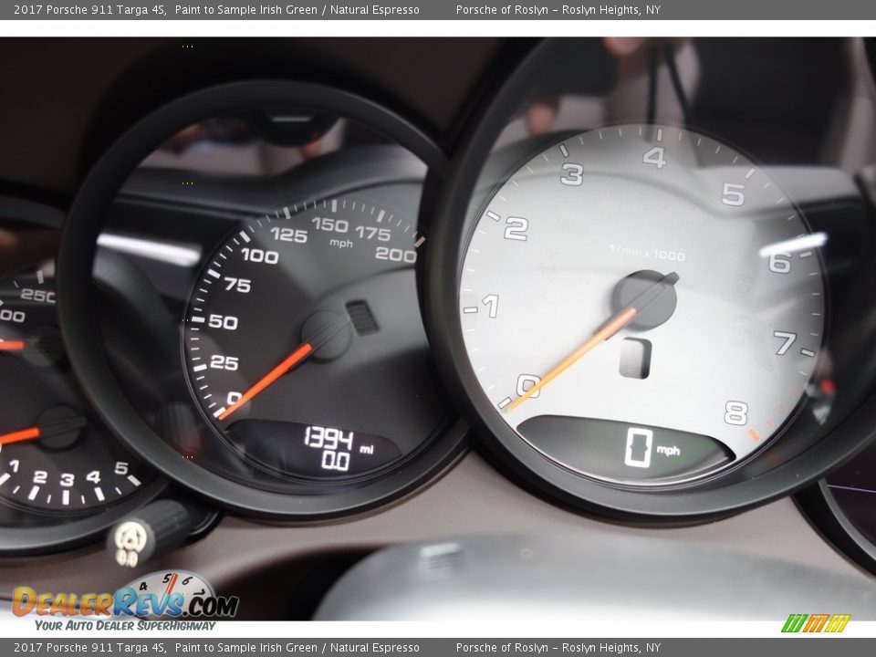 2017 Porsche 911 Targa 4S Paint to Sample Irish Green / Natural Espresso Photo #24