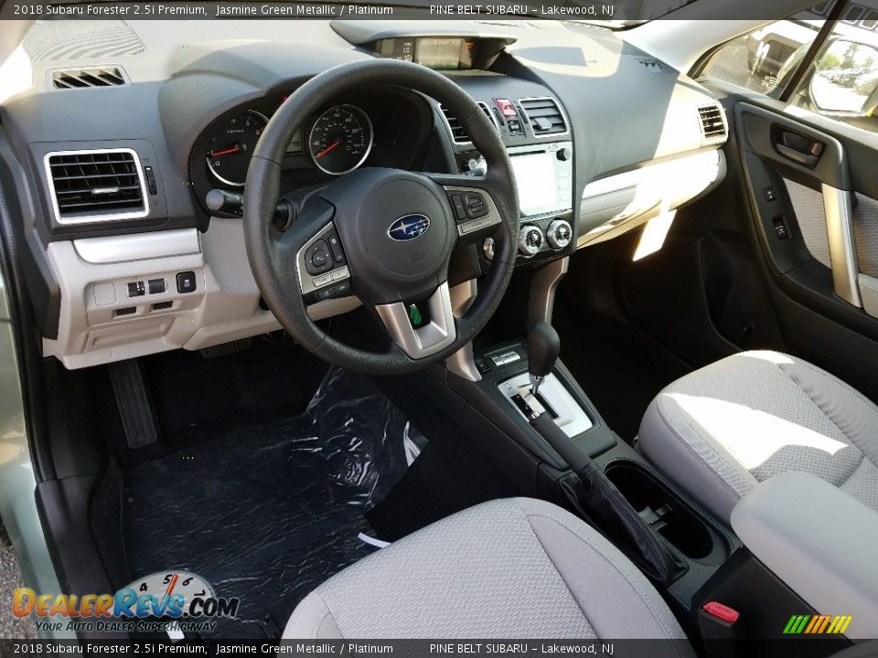 Platinum Interior - 2018 Subaru Forester 2.5i Premium Photo #9