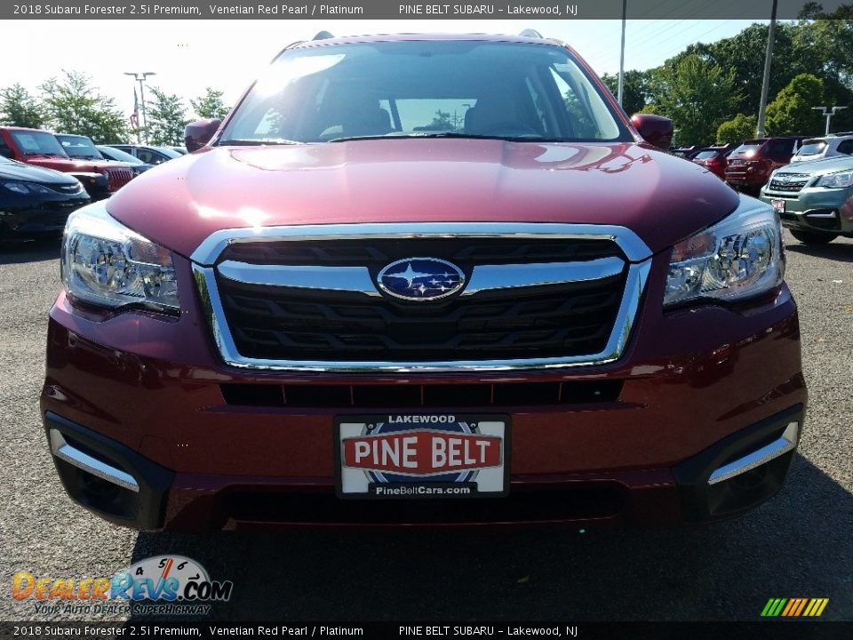 2018 Subaru Forester 2.5i Premium Venetian Red Pearl / Platinum Photo #2