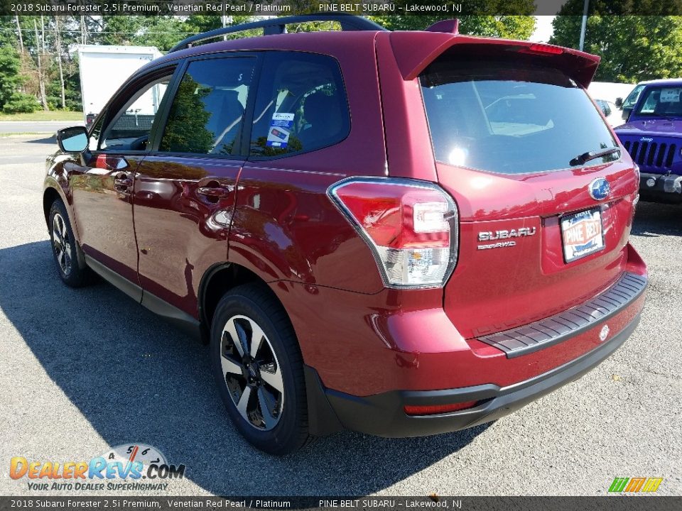 2018 Subaru Forester 2.5i Premium Venetian Red Pearl / Platinum Photo #4