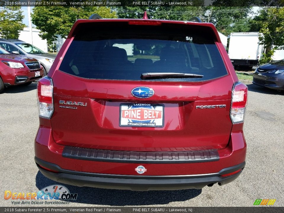 2018 Subaru Forester 2.5i Premium Venetian Red Pearl / Platinum Photo #5