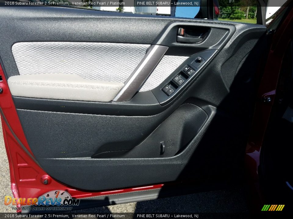 2018 Subaru Forester 2.5i Premium Venetian Red Pearl / Platinum Photo #6