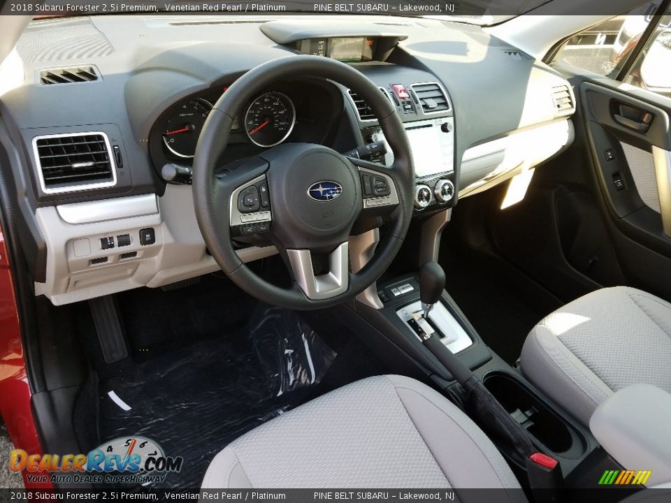 2018 Subaru Forester 2.5i Premium Venetian Red Pearl / Platinum Photo #9