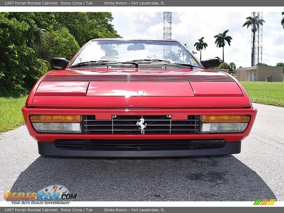 1987 Ferrari Mondial Cabriolet Rosso Corsa / Tan Photo #11