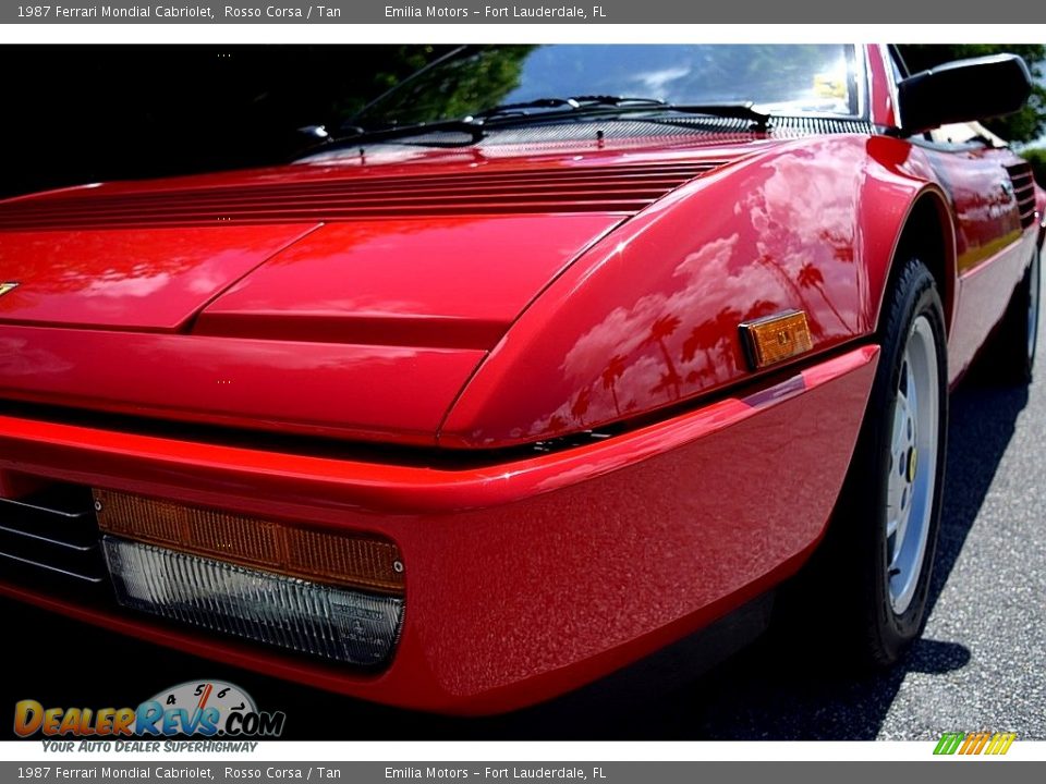 1987 Ferrari Mondial Cabriolet Rosso Corsa / Tan Photo #15
