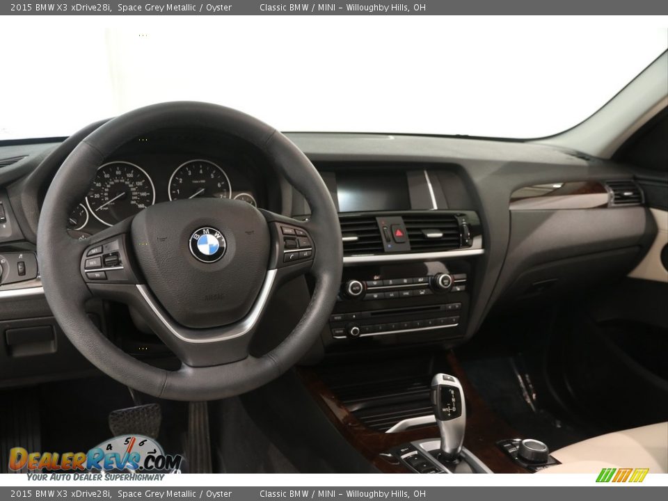 2015 BMW X3 xDrive28i Space Grey Metallic / Oyster Photo #6